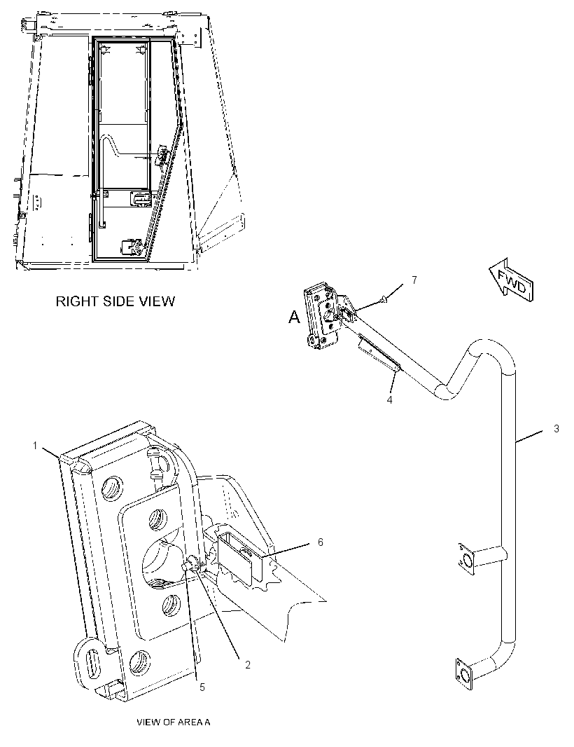 LATCH GP-CAB DOOR & WINDOW 2471855 CAT