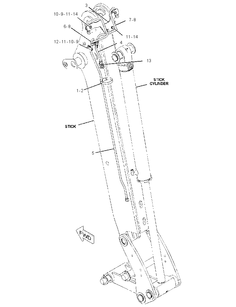 LINES GP-EXTENDABLE STICK 2473267 CAT