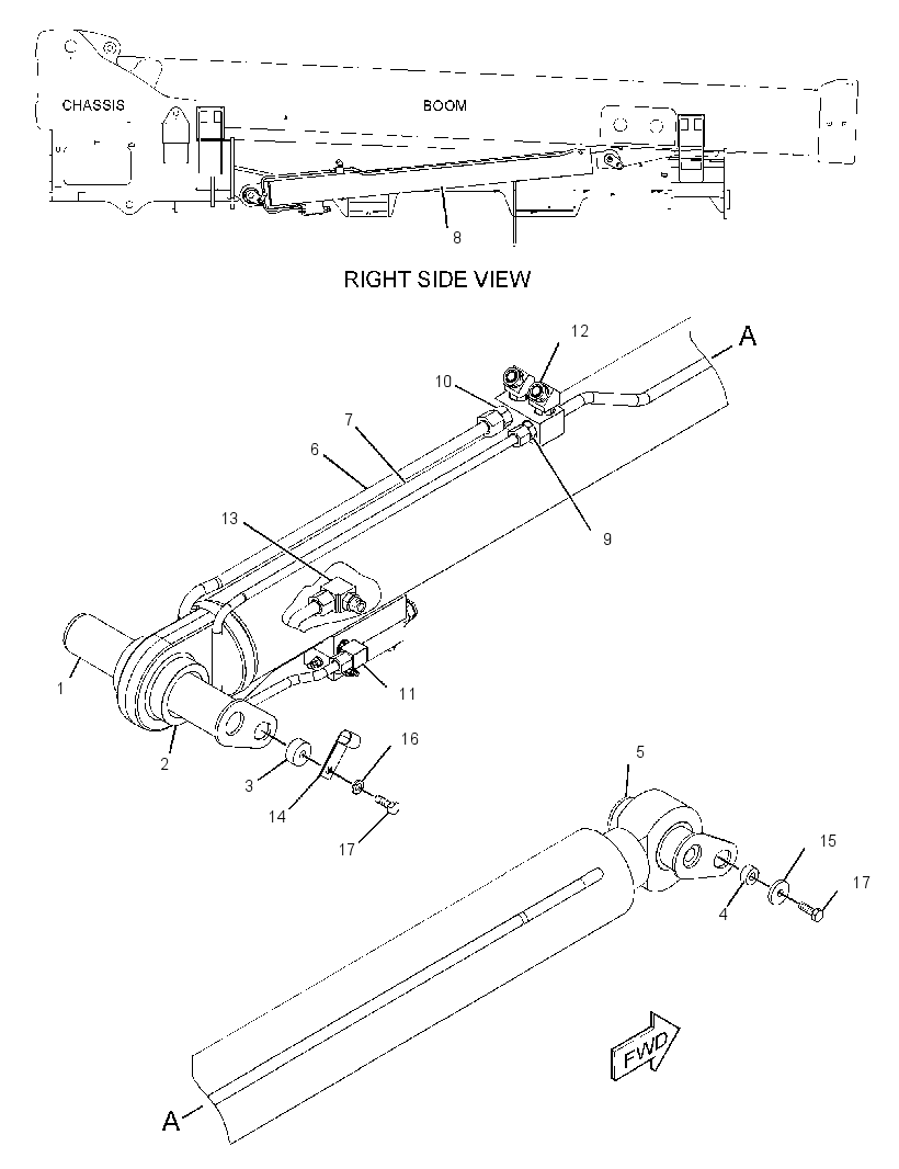 CYLINDER & VALVE GP-BOOM 2671839 CAT
