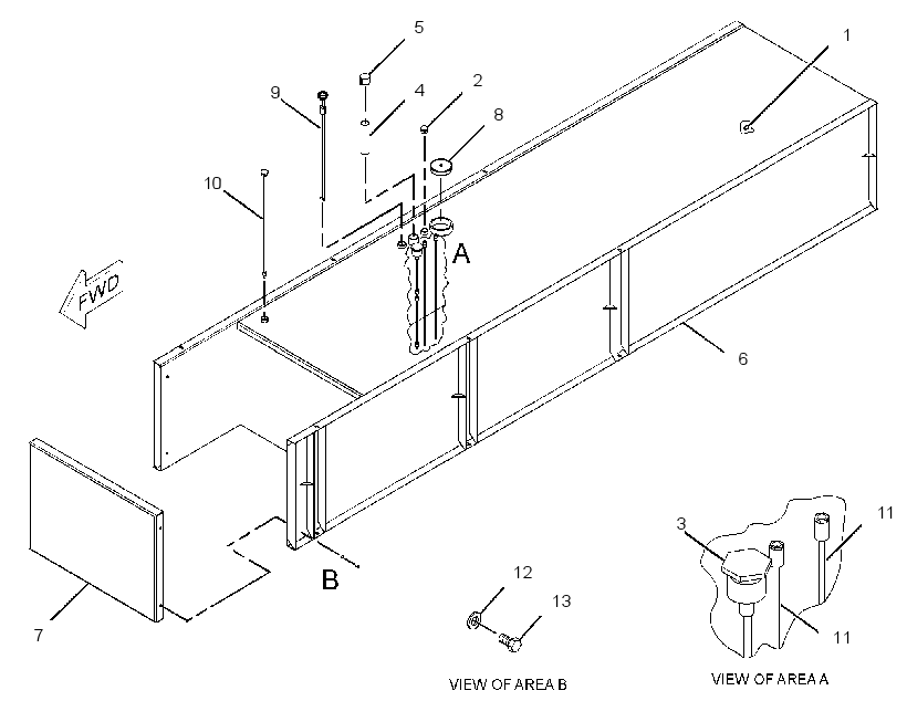 TANK & BASE AS-FUEL 2647163 CAT