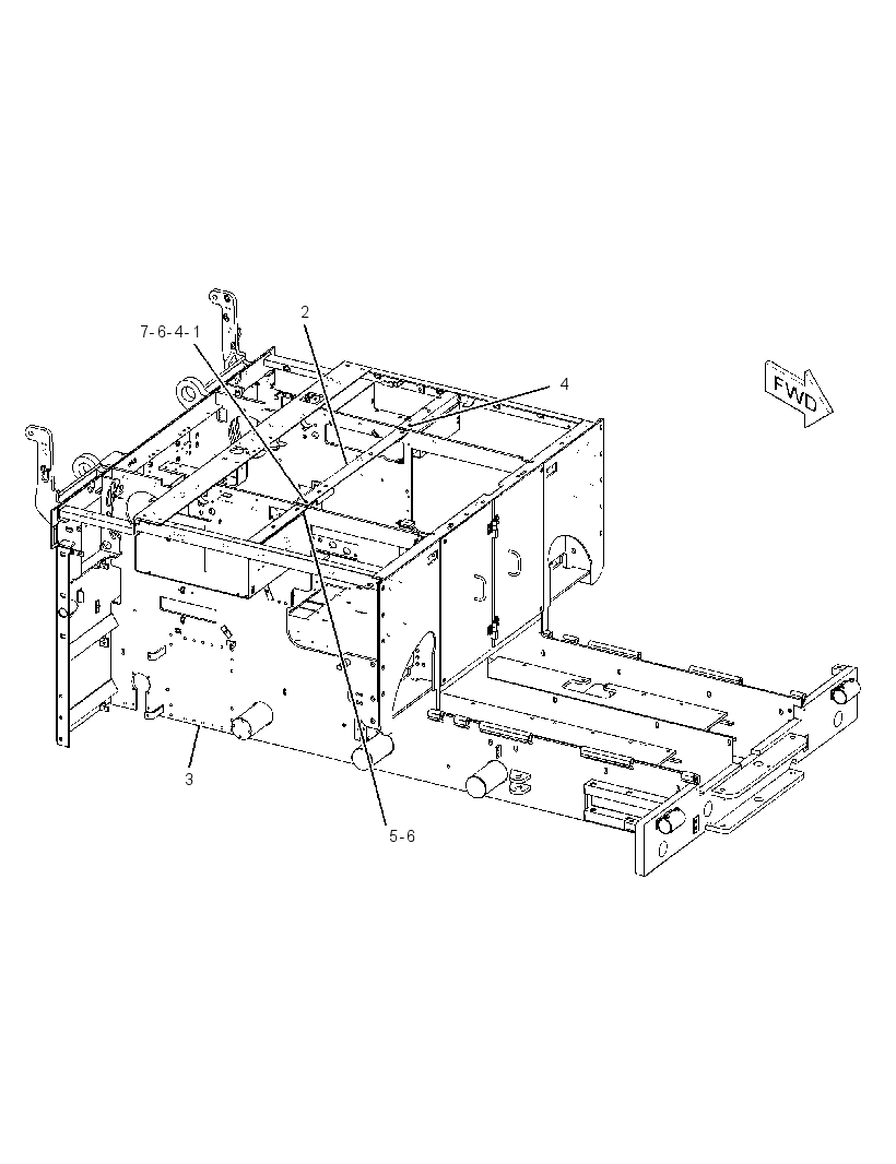 FRAME GP-MAIN 2458410 CAT