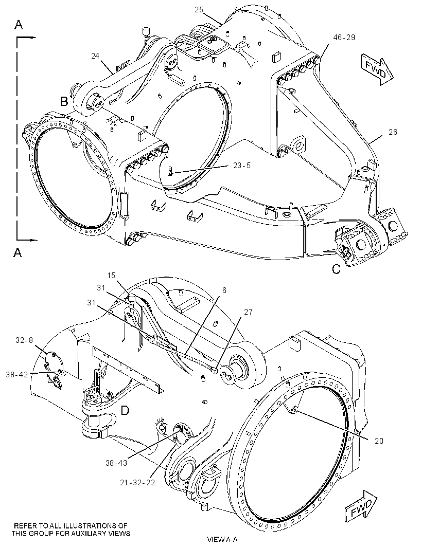 HOUSING GP-REAR AXLE 1936225 CAT