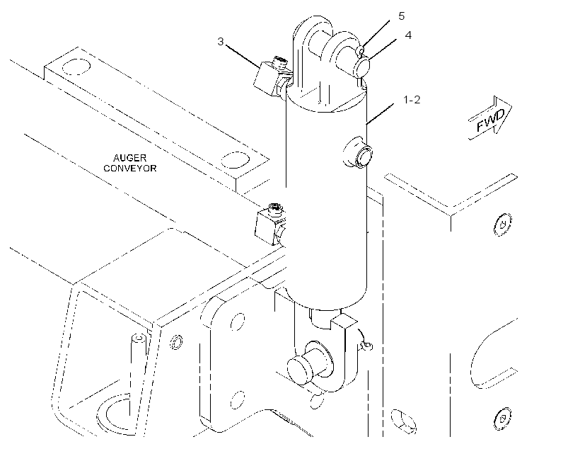CYLINDER & MTG GP-AUGER 2309611 CAT