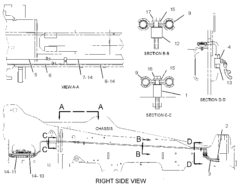 LINES GP-FRAME LEVELING 2671093 CAT