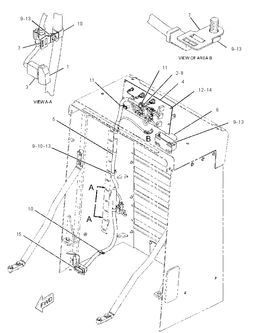 WIRING GP-SCRAPER 2136215 CAT