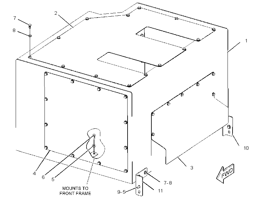 COVER GP-CONTROL VALVE 2194965 CAT