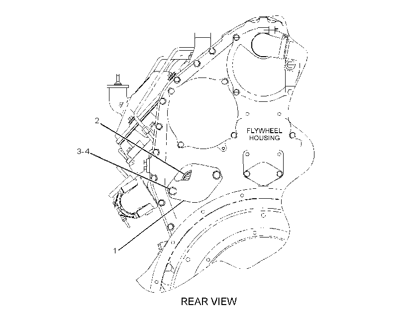 COVER GP-REAR HOUSING 2708664 CAT