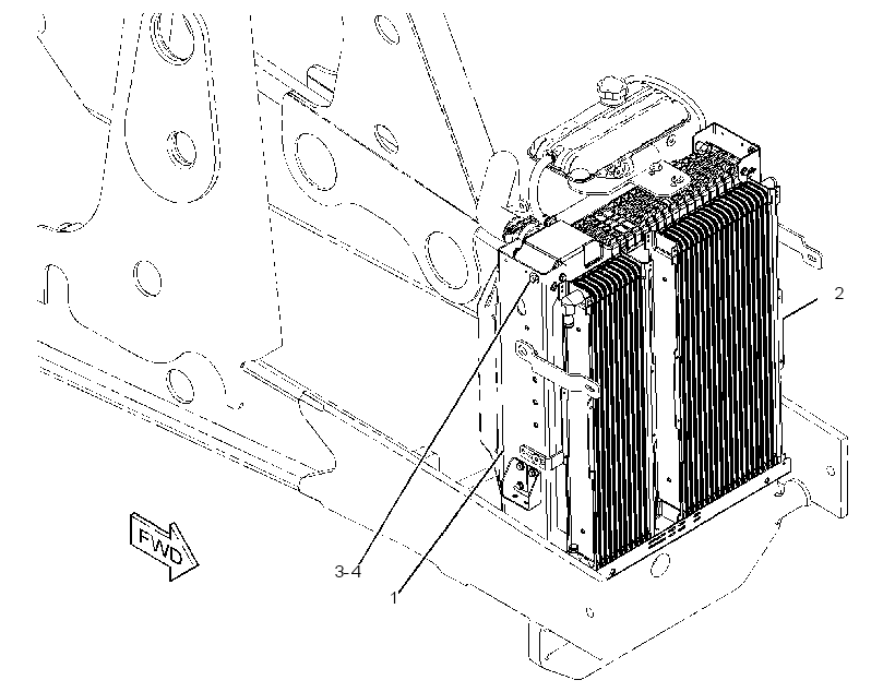 RADIATOR & OIL COOLER GP 2105949 CAT