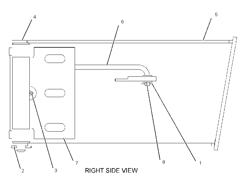 HINGE GP-ROADING FENDER 2747061 CAT