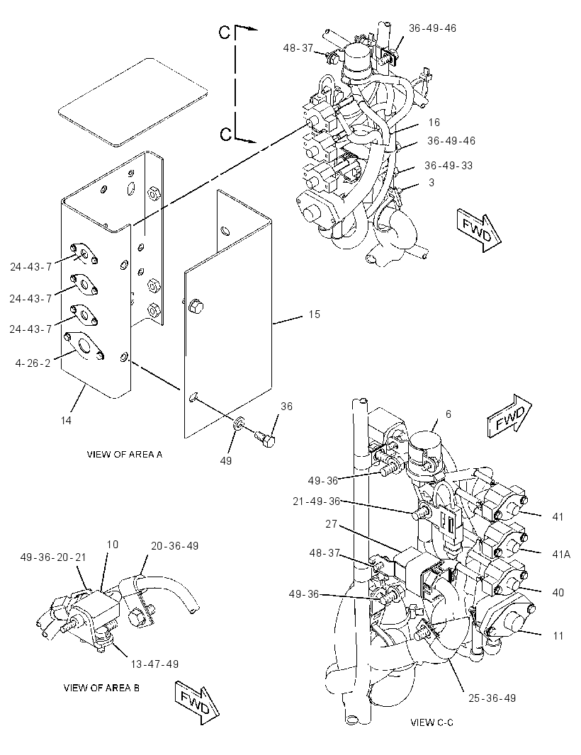 WIRING GP-SCRAPER 2286886 CAT