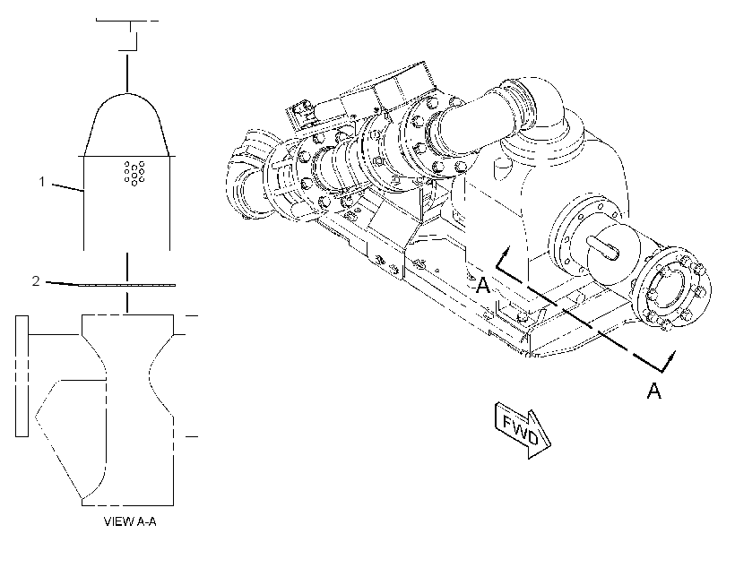 STRAINER GP-WATER 2560780 CAT