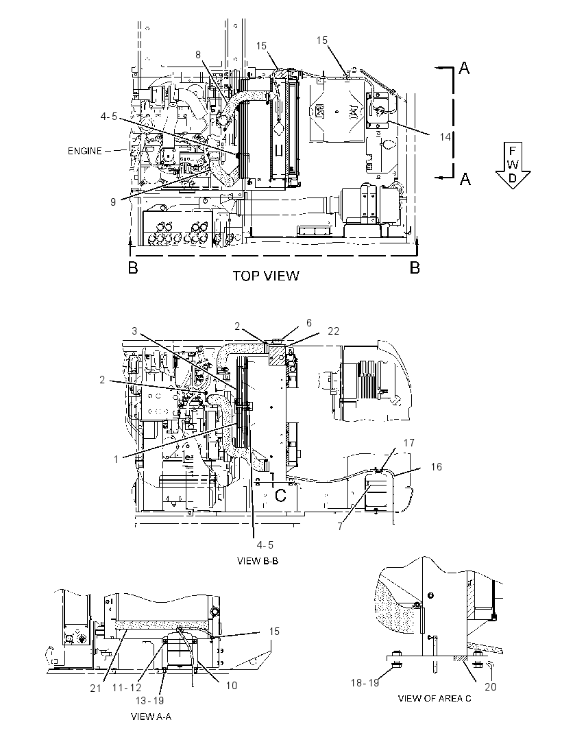 RADIATOR & OIL COOLER GP 2717130 CAT