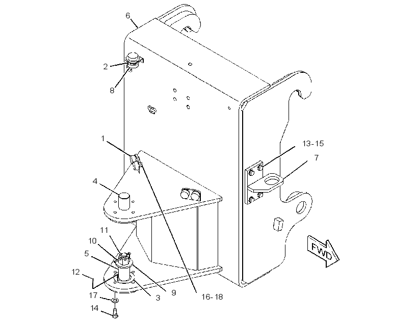 MOUNTING GP-ACCESS PLATFORM 2681045 CAT