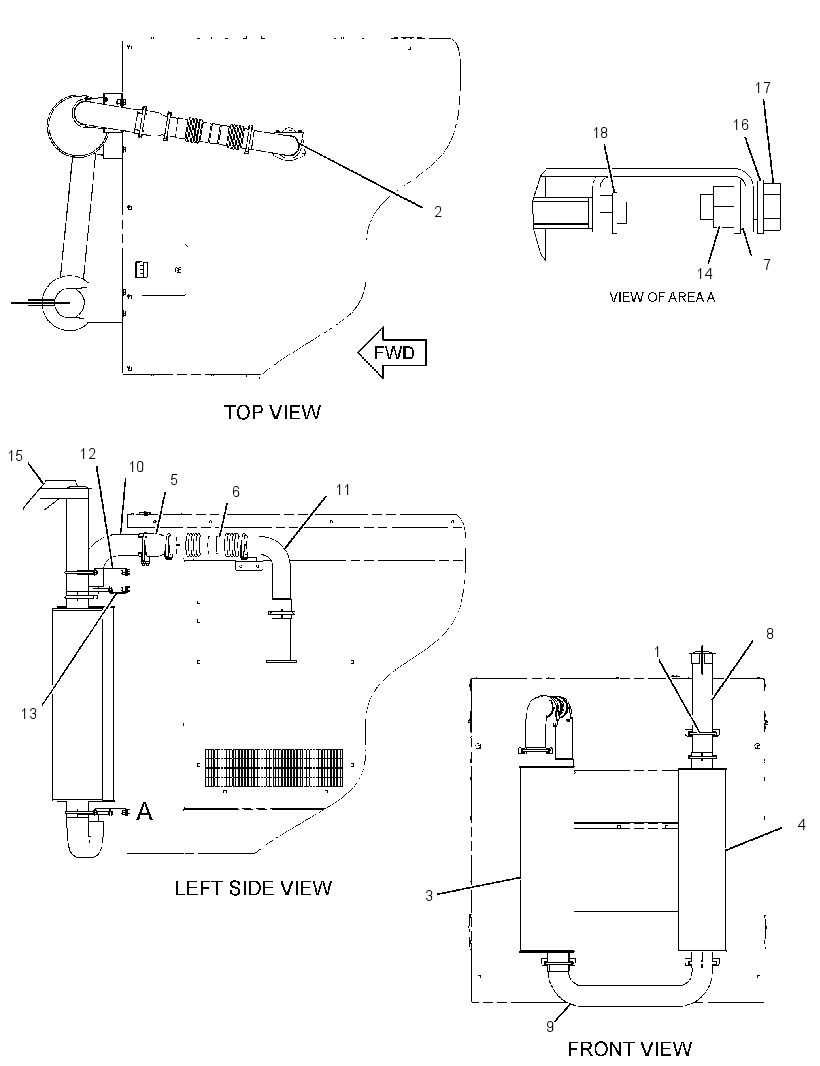 SILENCER GP-INLET 2718167 CAT