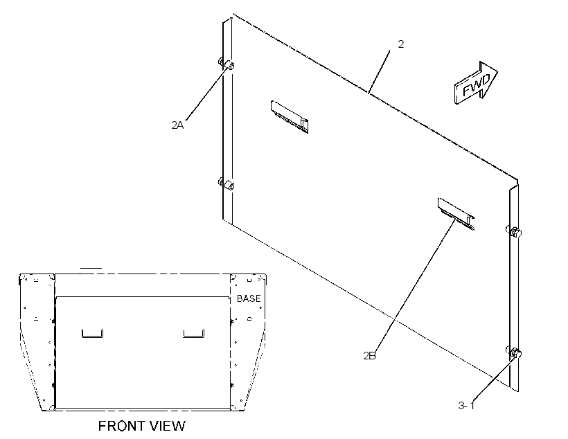 COVER GP-BASE 2695599 CAT