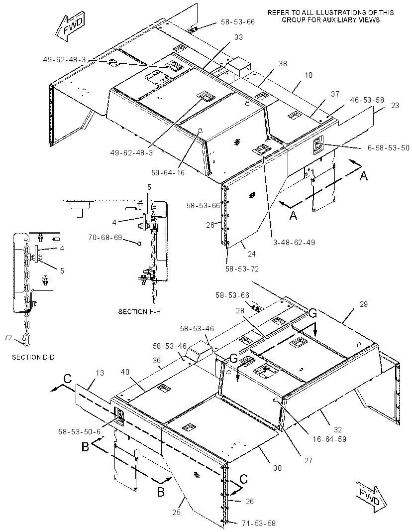 COVER GP-ENGINE & PLATFORM 2416113 CAT
