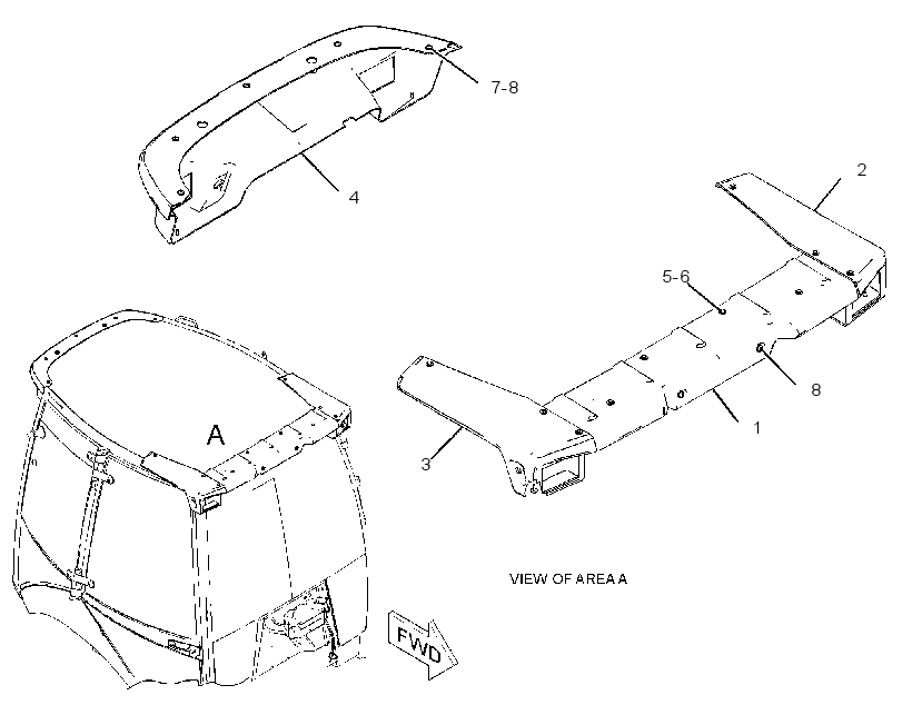 ROOF GP-CAB 2094711 CAT
