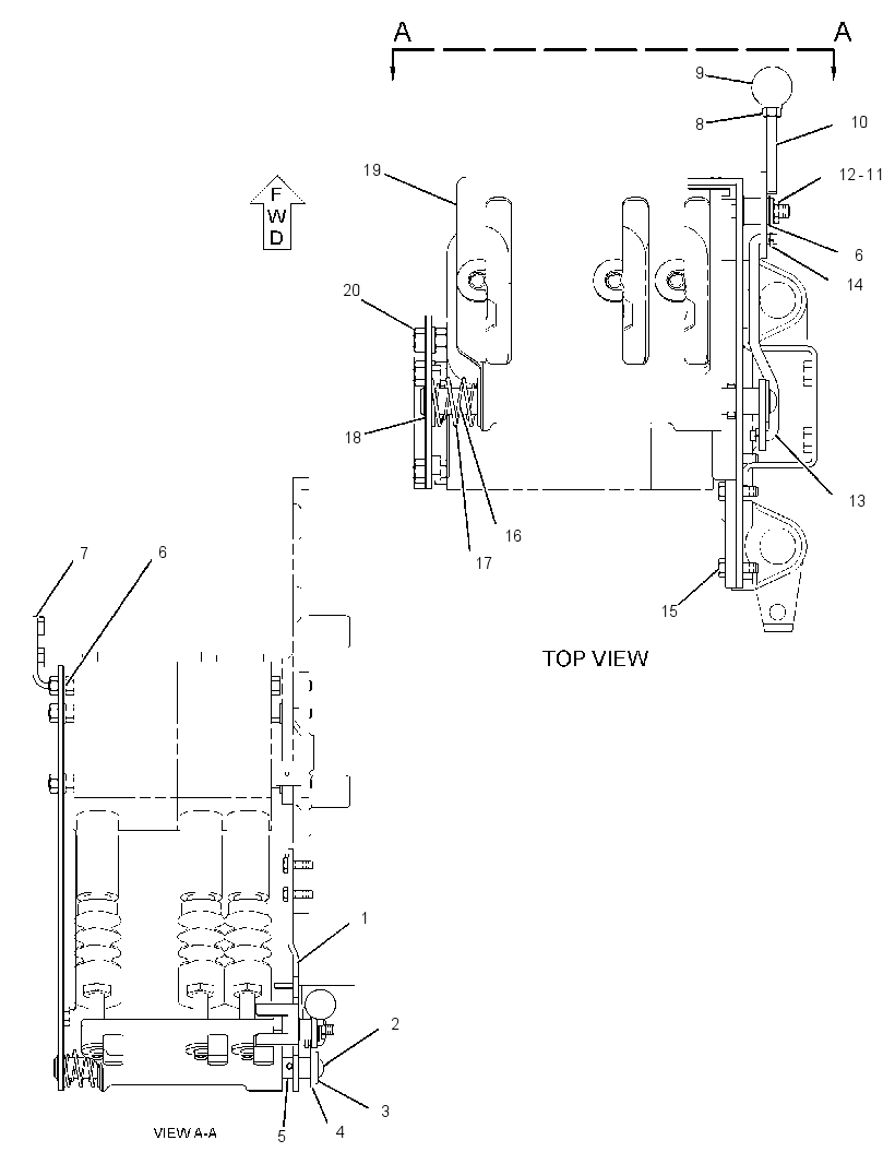 CONTROL GP-HYDRAULIC LOCKOUT 9U2396 CAT