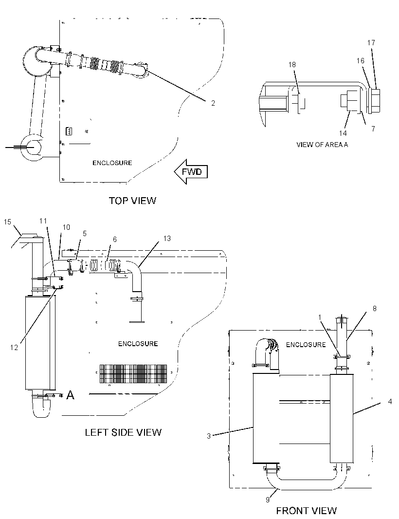 SILENCER GP-INLET 2718267 CAT