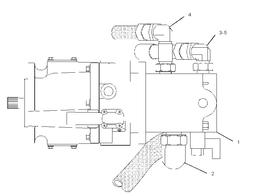 PUMP & MTG GP-SCREED VIBRATORY 2407328 CAT