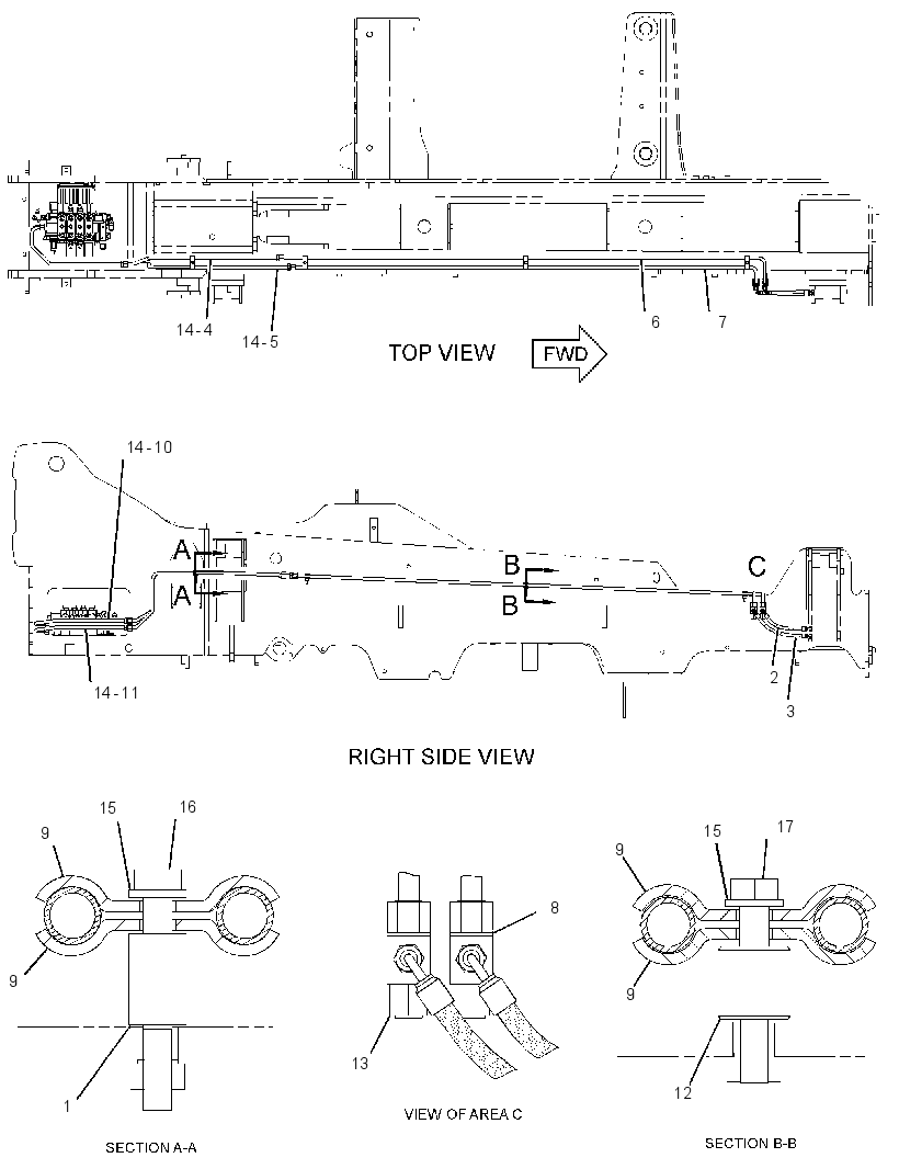 LINES GP-FRAME LEVELING 2671091 CAT