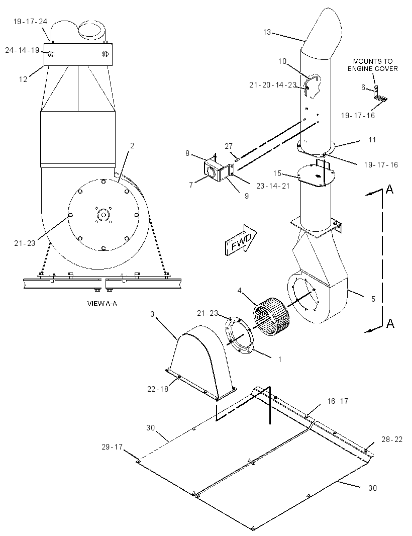 VENTILATION GP-PAVER 2451162 CAT