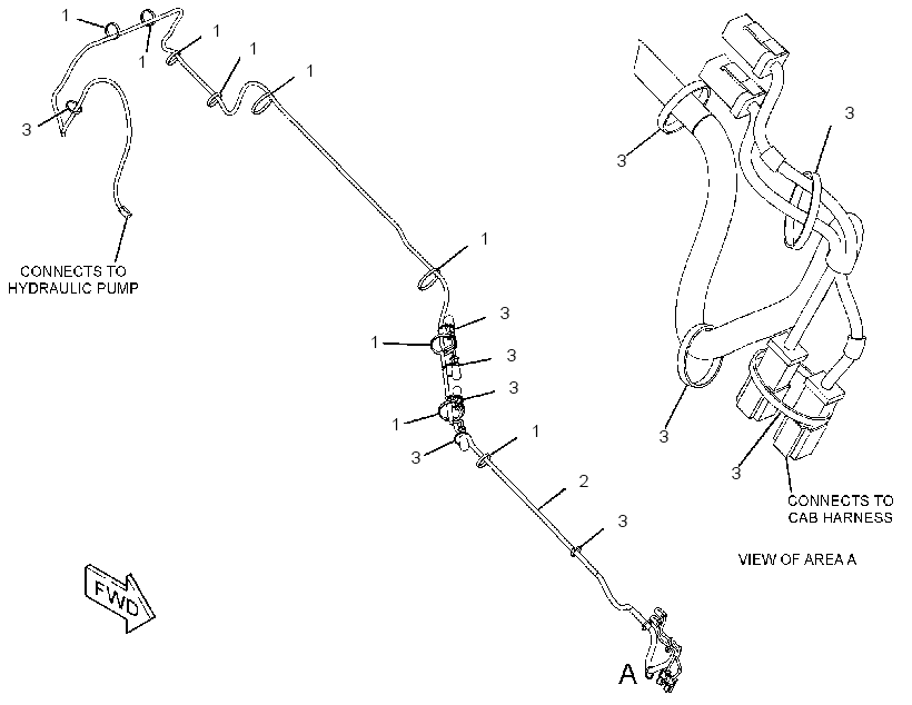 WIRING GP-LEVELING 2612703 CAT