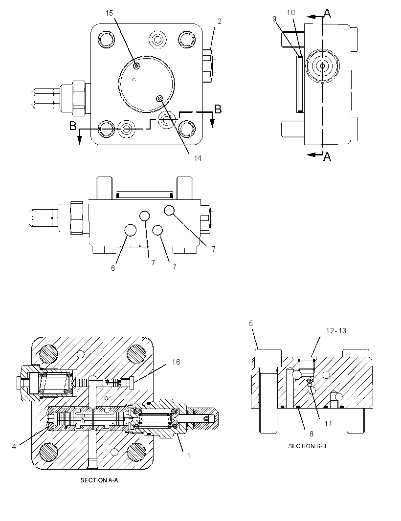 VALVE GP-MOTOR CONTROL 2066518 CAT