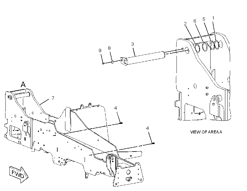 FRAME GP-MAIN 2513032 CAT