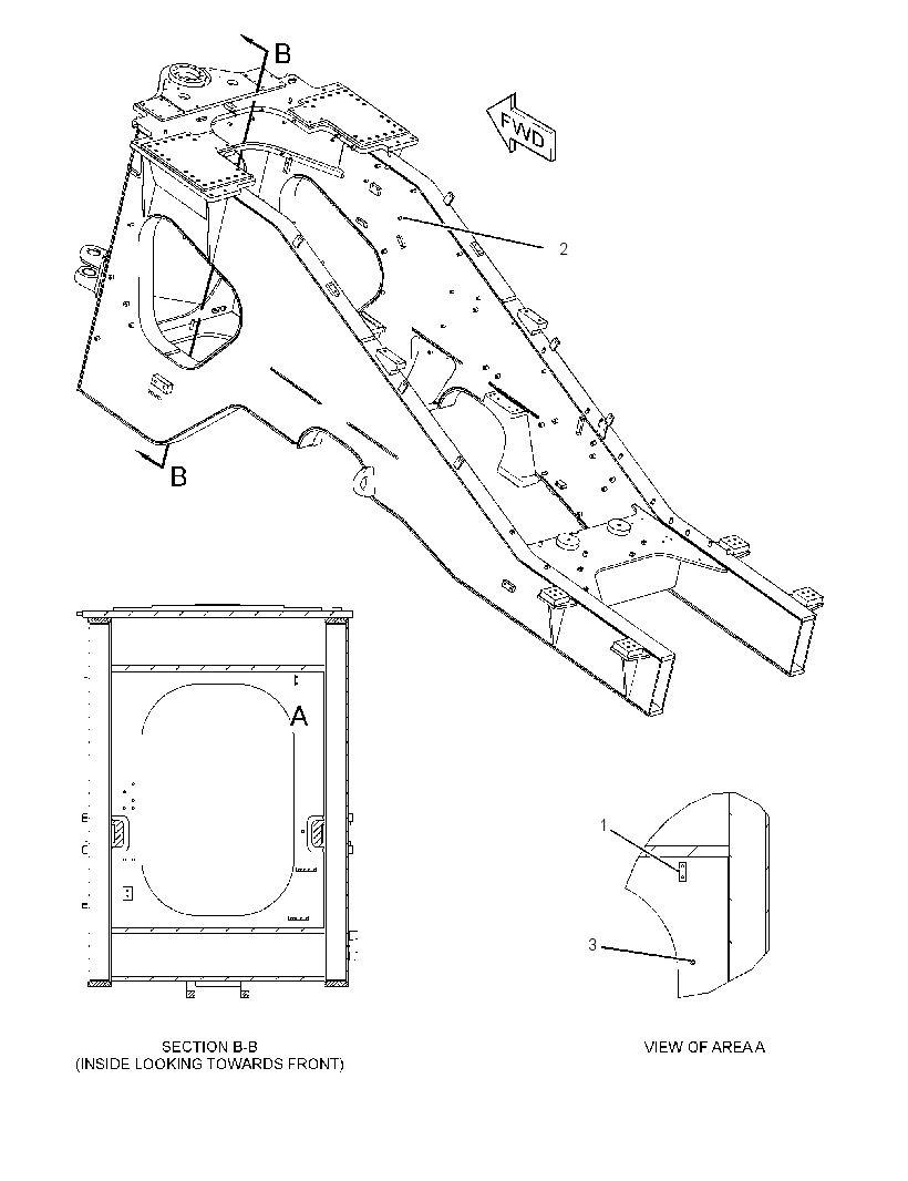 HARDWARE GP-REAR FRAME 2Q8000 CAT