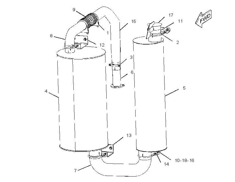 SILENCER GP 2654912 CAT