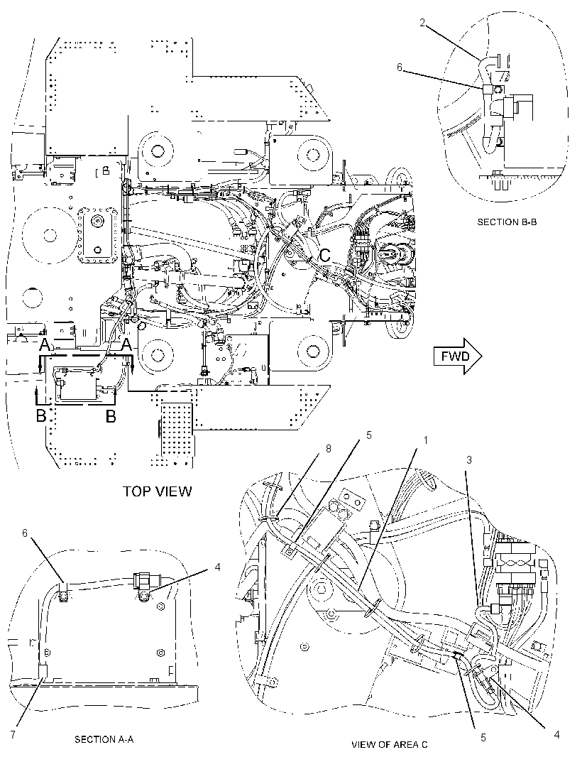 WIRING GP-AUTOLUBE CONTROL 2767398 CAT