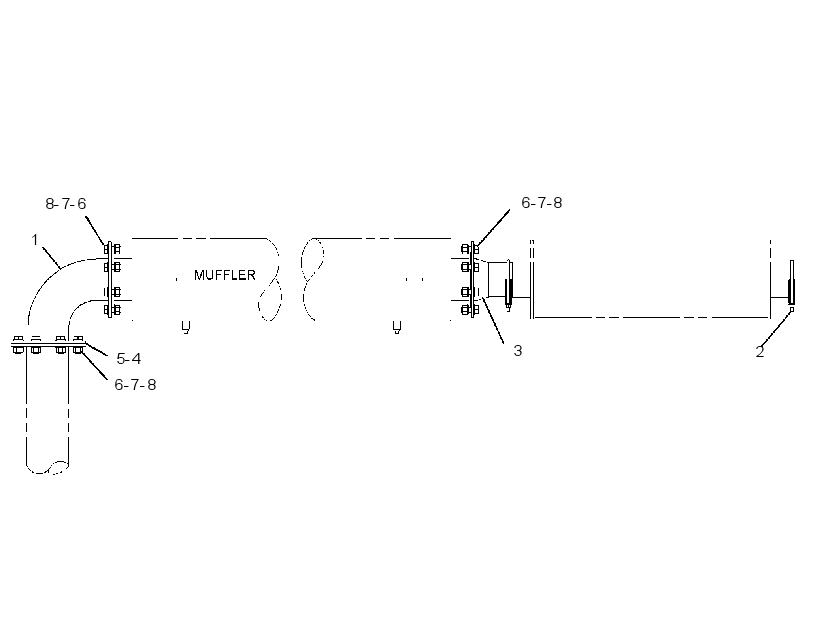 MOUNTING GP-MUFFLER 2696283 CAT