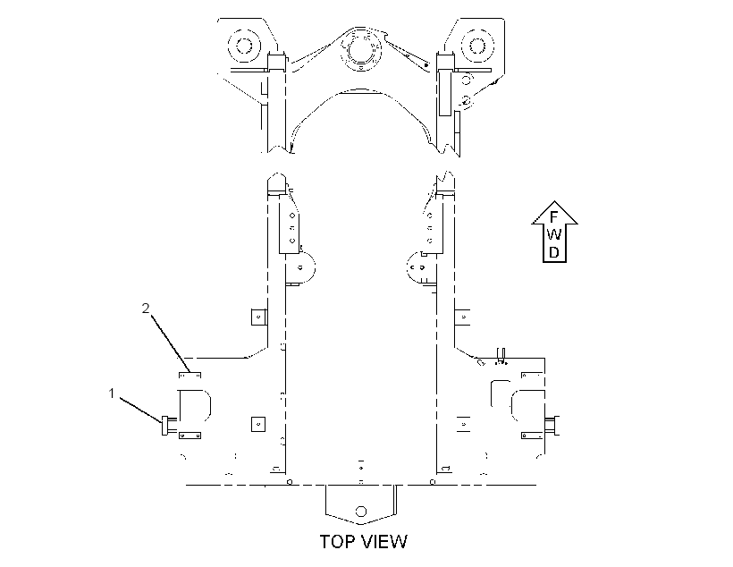 ROADING FENDERS MOUNTING HARDWARE GROUP 2762128 CAT