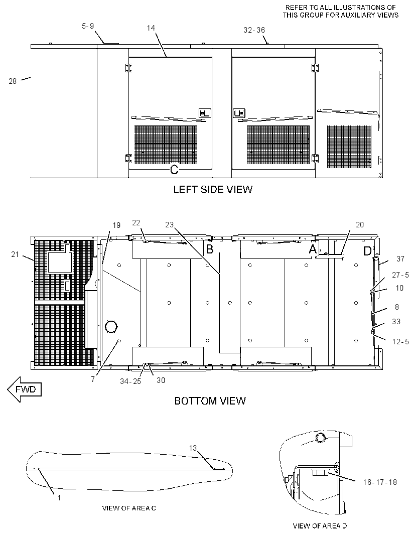Кожух генератора 2661455 CAT