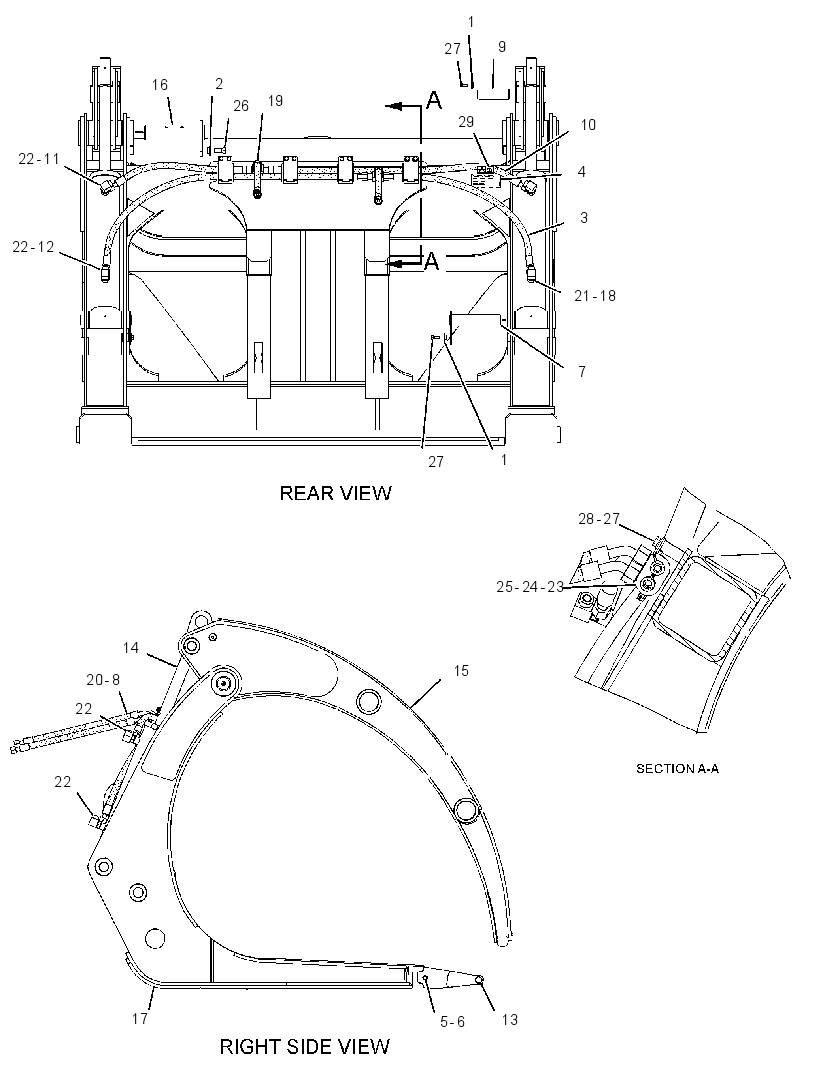FORK GP-LOG & LUMBER 2558979 CAT