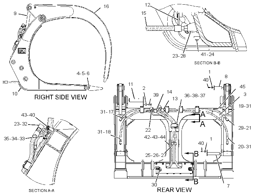 FORK GP-LOG & LUMBER 2557334 CAT