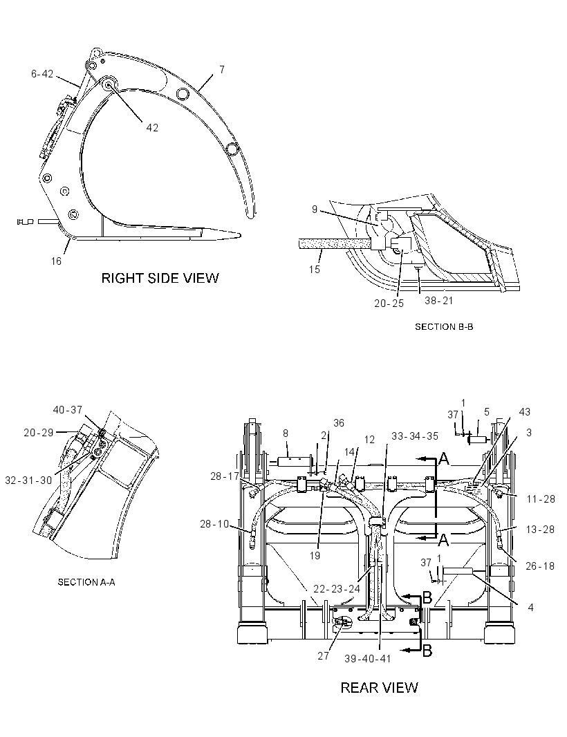 FORK GP-LOG & LUMBER 2574307 CAT