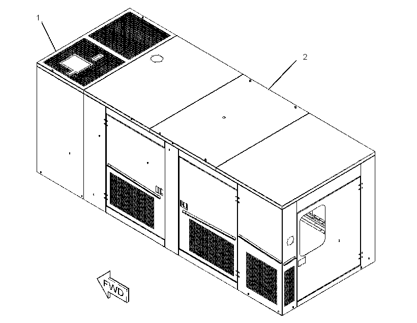 Кожух генератора 2661452 CAT