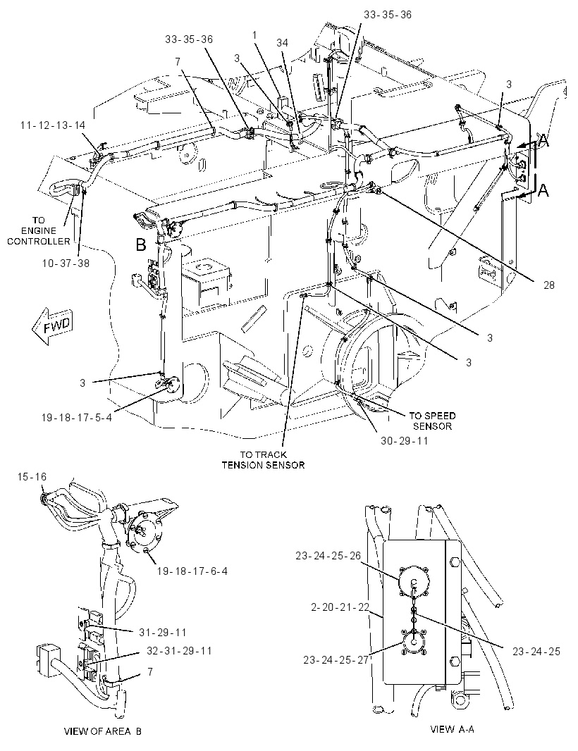 WIRING GP-HYDRAULIC CONTROL 2289123 CAT