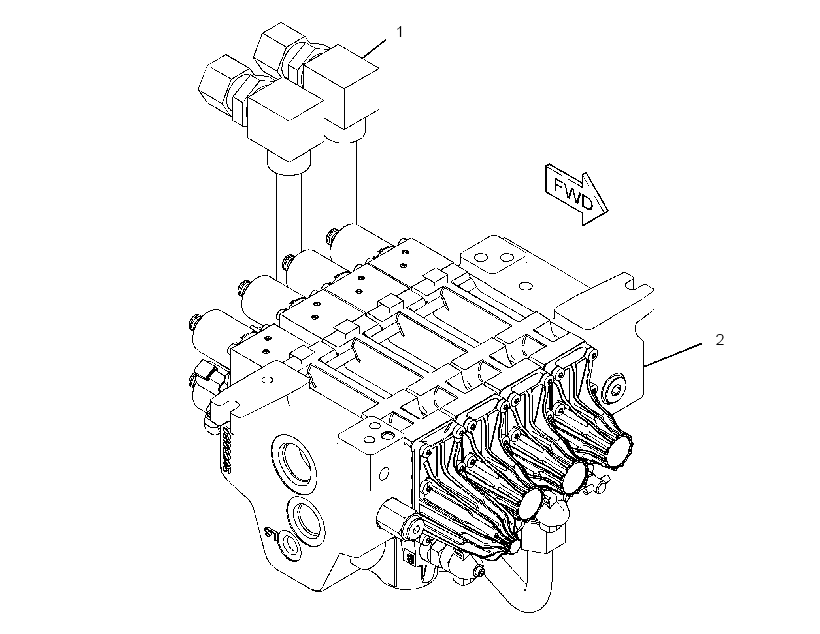 HYDRAULIC AR-4 VALVE 2503852 CAT