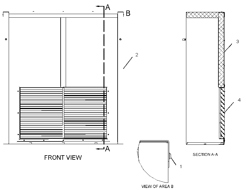 Кожух генератора 2576025 CAT