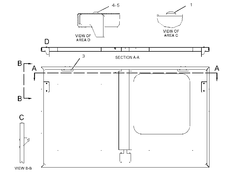 DOOR AS 2585277 CAT