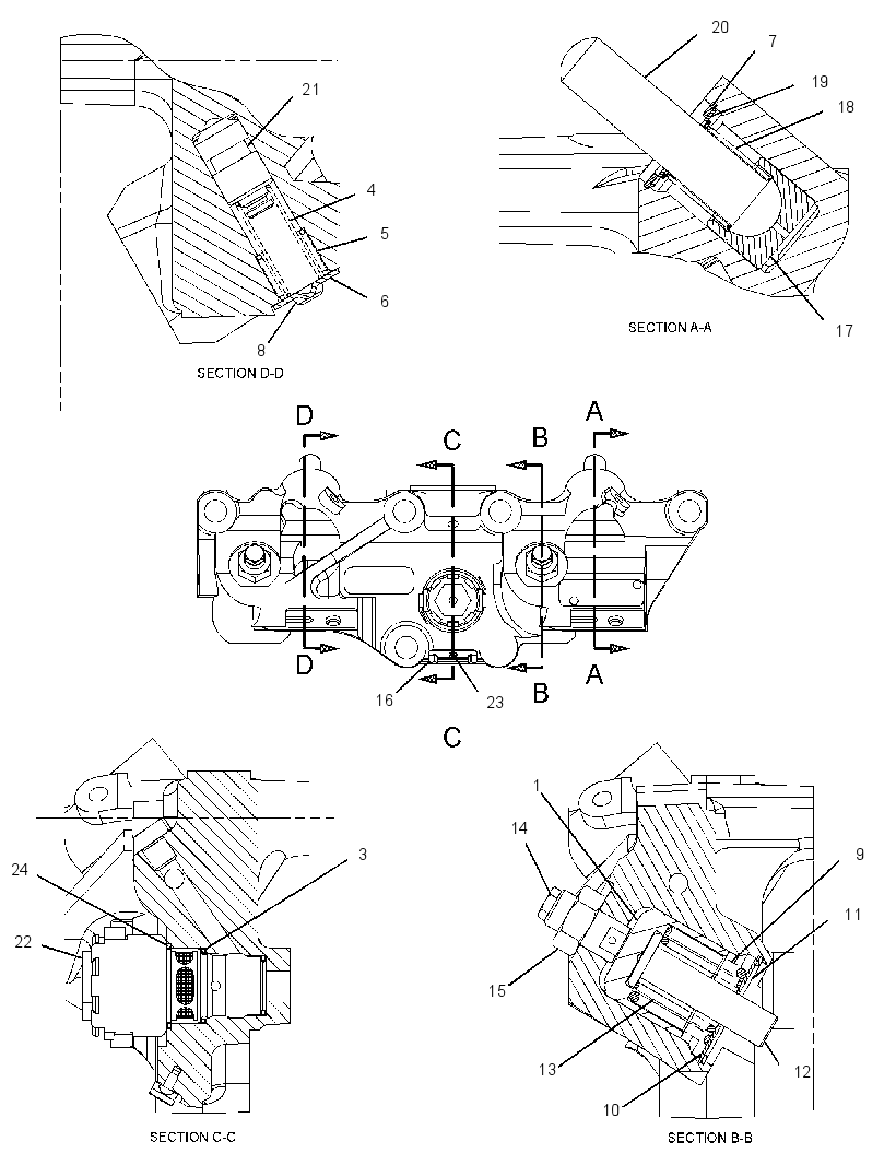 HOUSING GP-ENGINE BRAKE 2420843 CAT