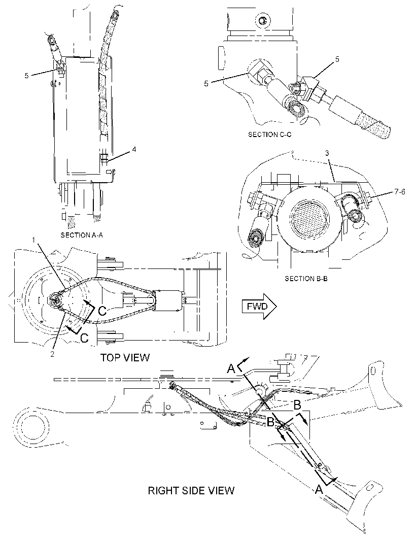 LINES GP-BLADE 2668124 CAT