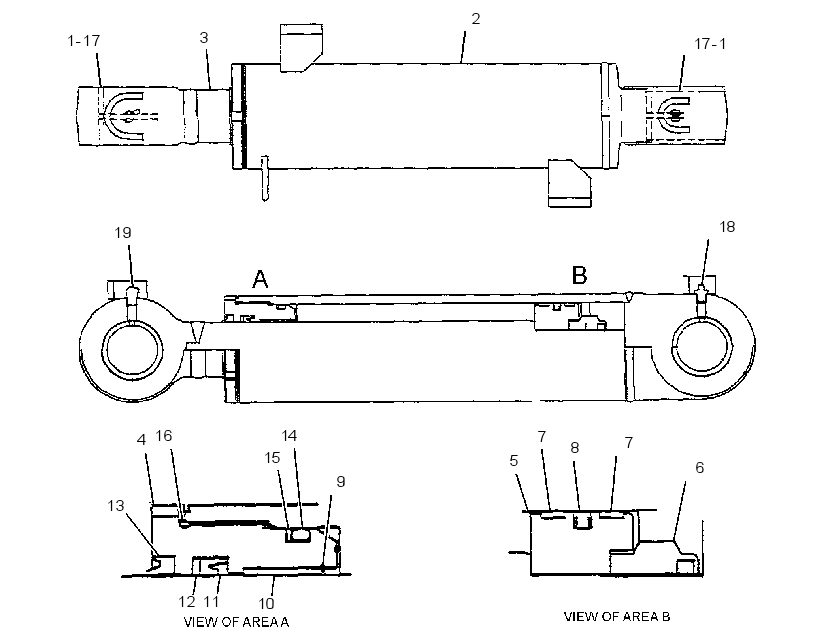 CYLINDER GP-BLADE 2666977 CAT
