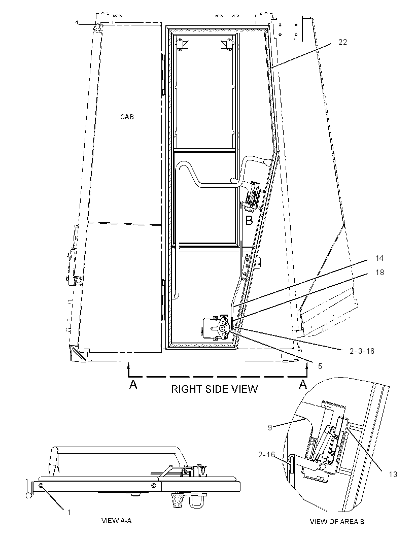 Дверь кабины 2652806 CAT