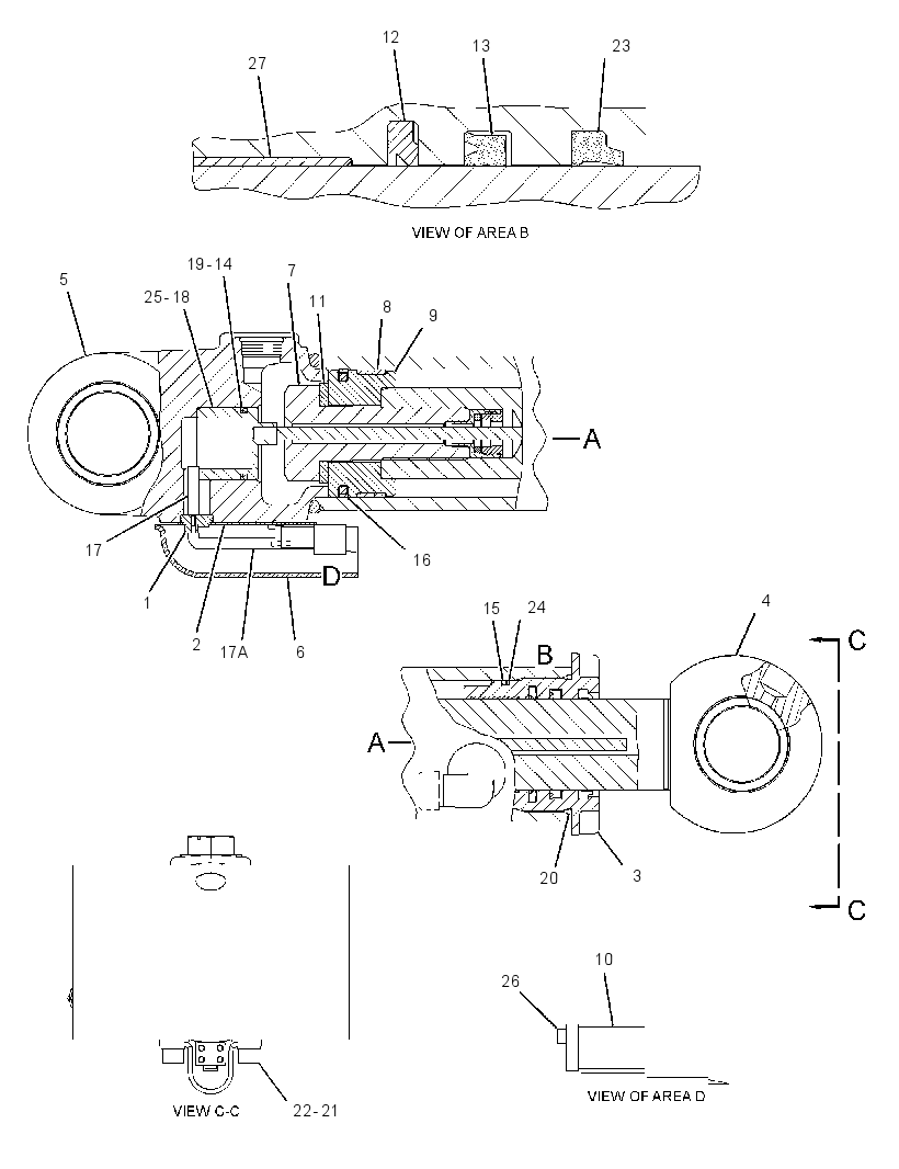 CYLINDER GP-BACKHOE BUCKET 2107085 CAT