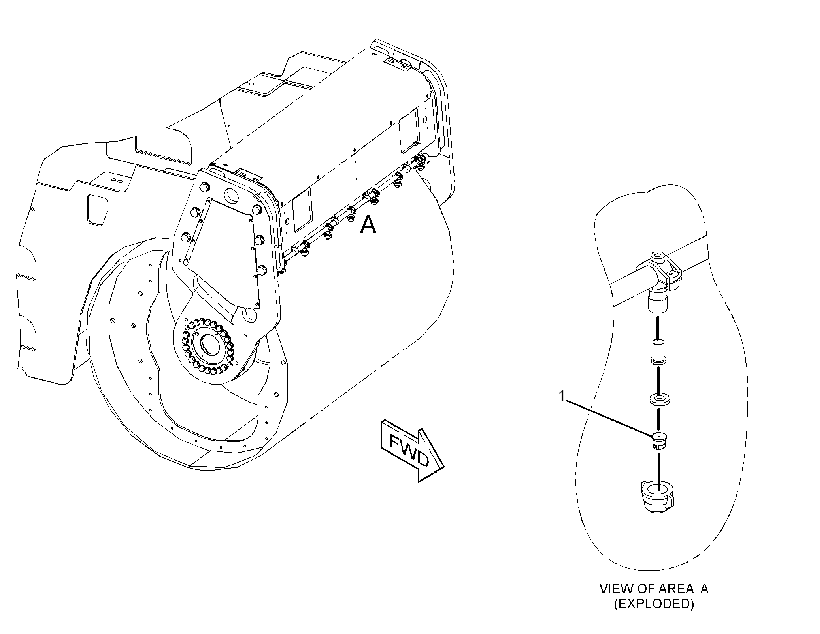 NOZZLE GP-WATER 2762528 CAT