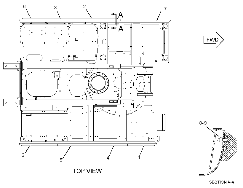 BUMPER GP 2481669 CAT